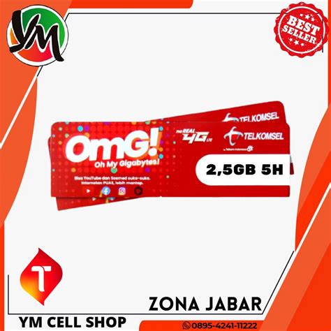 Jual Voucher Kuota Internet Telkomsel 2 5GB 5 Hari JABAR Indonesia