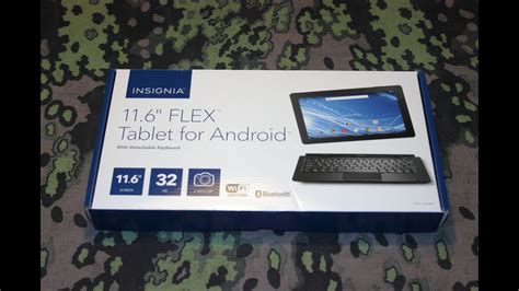 Insignia Android Tablet With Detachable Keyboard Unboxing Review