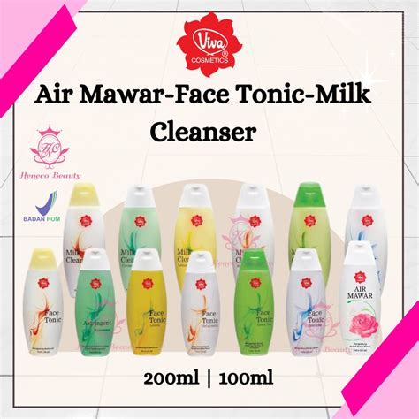 Jual Viva Air Mawar Face Tonic Milk Cleanser Ml Ml Toner