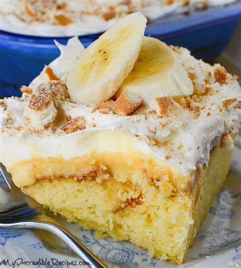 Banana Pudding Lush Cake! - My Incredible Recipes
