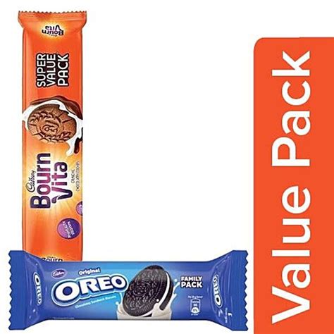 Buy Bb Combo Oreo Vanilla Creme Biscuits Gm Bournvita Pro Health