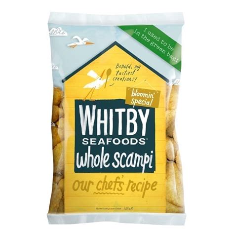Whitby Wholetail Scampi 450g Henry Colbeck