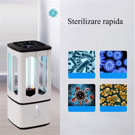 Lampa Bactericida Uv Portabila Sterilizare Dezinfectie Antimucegai Mindblower