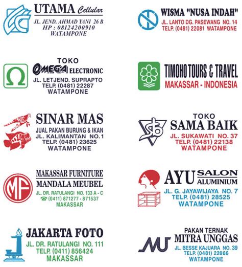 Detail Contoh Stempel Toko Kelontong Koleksi Nomer