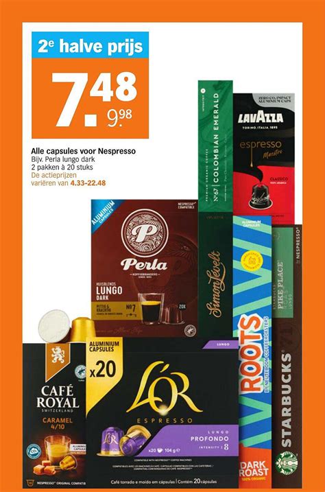 Alle Capsules Voor Nespresso Aanbieding Bij Albert Heijn 1Folders Nl