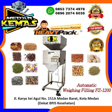 Jual Mesin Packing Kemas Sachet Otomatis Butiran Bubuk FZ 1200