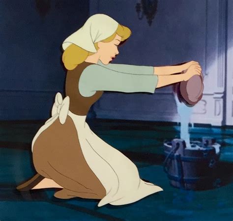 Animation Collection: Original Production Animation Cel of Cinderella From "Cinderella," 1950