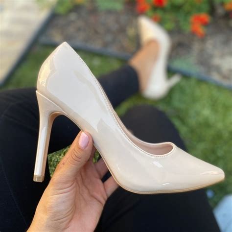 Bonita Trendz Shoes Nude Patent Pointed Stiletto Pump High Heels Poshmark