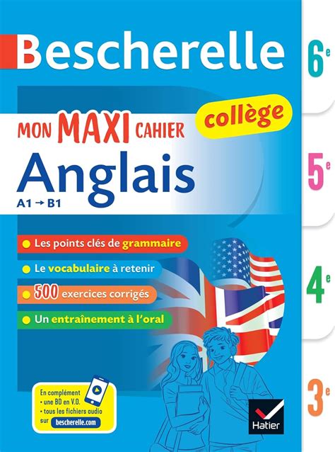 Buy Bescherelle Mon Maxi Cahier D Anglais E E E E Pour