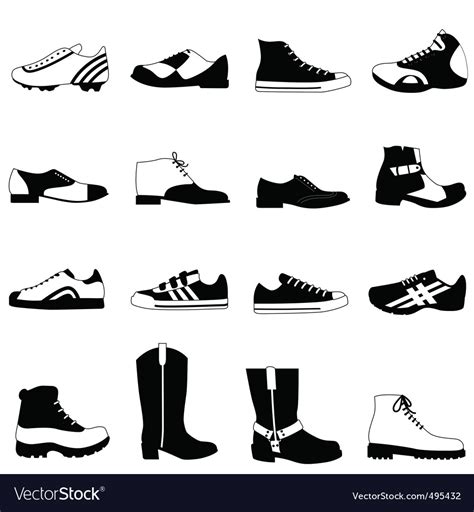 Mans shoes Royalty Free Vector Image - VectorStock