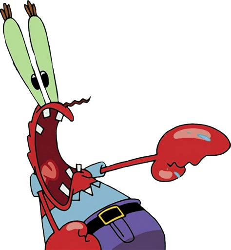 Mr Krabs Screaming Great Barrier Reef Vector By Homersimpson1983 On