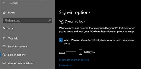 How To Enable Dynamic Lock In Windows With Steel Hr Withings Support