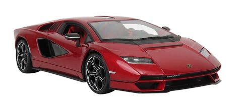 118 Maisto 2022 Lamborghini Countach Lpi 800 4 Red Diecast Car Model