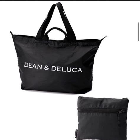 ディーンアンドデルーカ Deananddeluca パッカブルトートバッグ ブラック 限定 完売｜paypayフリマ