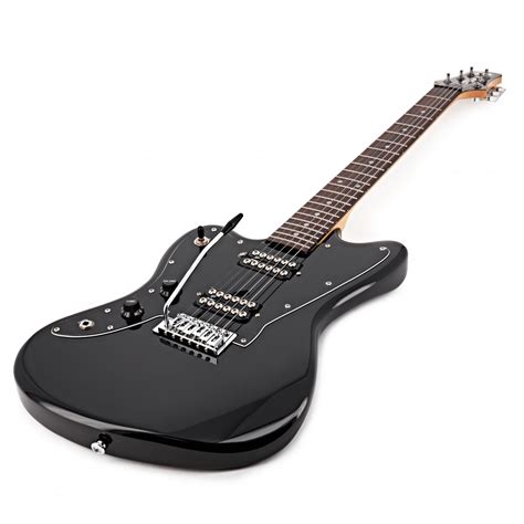 Badger Classic Left Handed Electric Guitar All Black At Gear4music