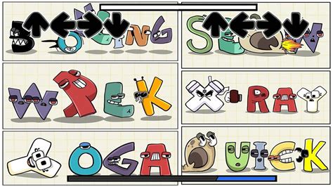 Alphabet Lore Parody Compilation A Z Alphabet Lore Typography