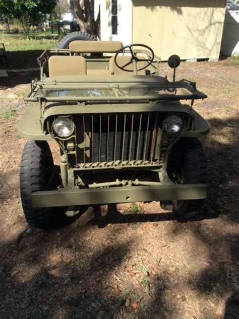 Ww2 Willys Mb Slat Grill Jeep Classic Willys 1941 For Sale