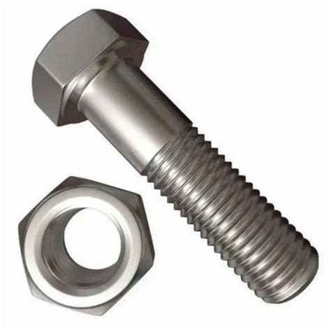 M27 27 Mm 27mm Mild Steel Hex Nut Bolt Zinc Nickel Plated At Rs 76