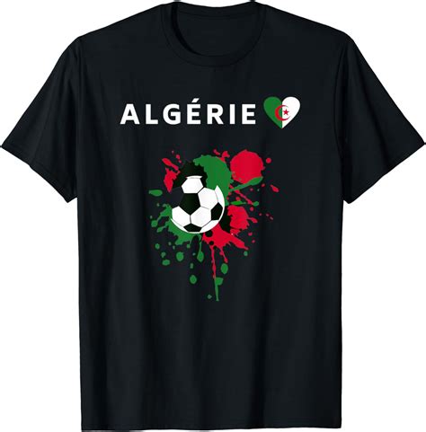 Tee Shirt Foot Algerie Homme Femme T Shirt Amazon Fr Mode