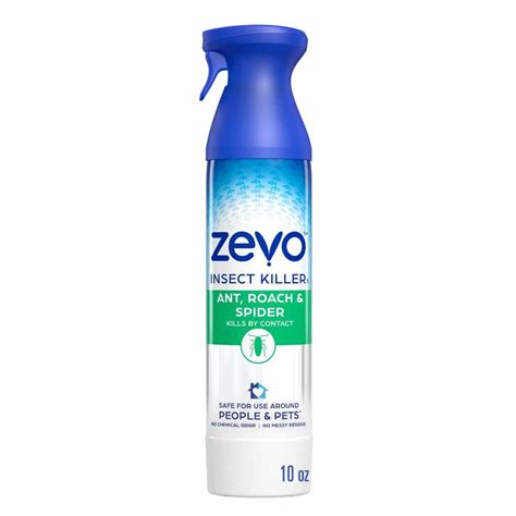 Zevo 10 Oz Ant Roach And Spider Insect Killer Aerosol Spray