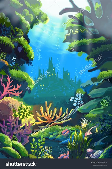 Under The Sea Wallpaper Cartoon