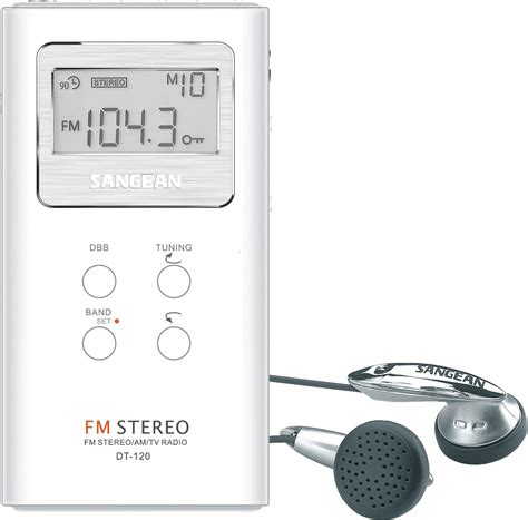 Sangean Dt 400w Amfm Digital Weather Alert Pocket Radio