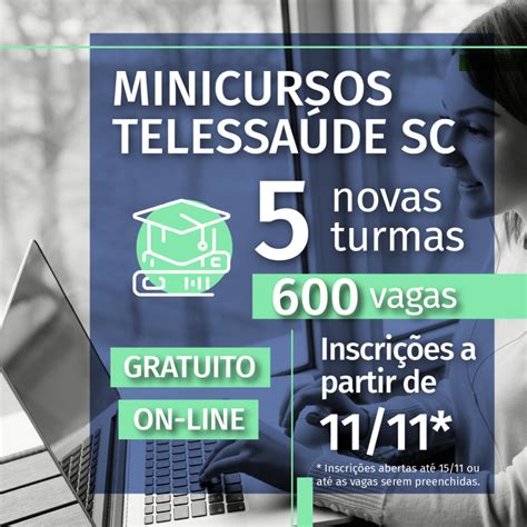 Minicursos do Telessaúde SC capacitam os profissionais da AB