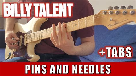 Billy Talent Pins And Needles Guitar Cover Tabs Youtube