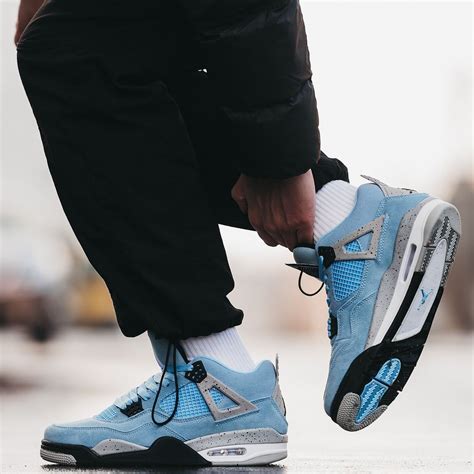 Nike Air Jordan 4 University Blue Grayhairedstore Jordan 4 Nike Air