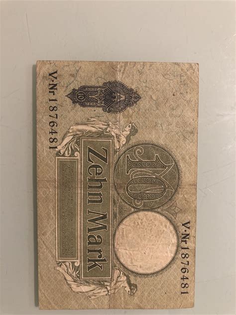 Reichskassenschein Mark Vom Oktober Ebay