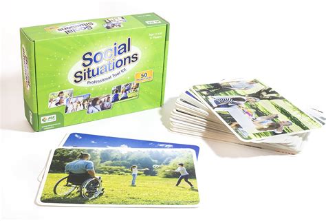 Amazon.com: MKgames Social situations - 50 Photo Cards, Learning ...