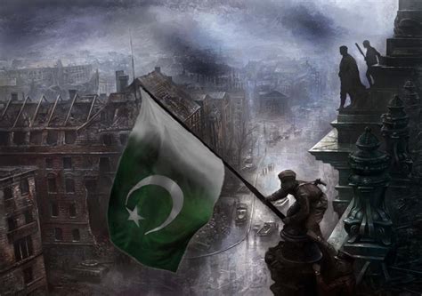 Pakistan Flag Painting at PaintingValley.com | Explore collection of ...