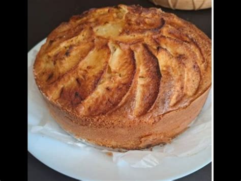 Tarta Bizcocho De Manzana En Freidora De Aire