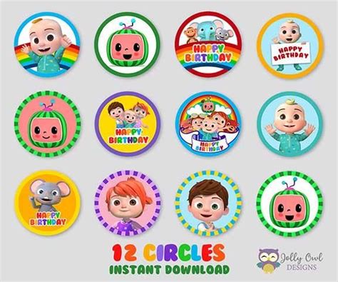 Cocomelon Printable Cupcake Toppers Images And Photos Finder