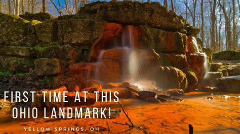 First Time Hiking Yellow Springs Ohio Waterfall Vlog Youtube