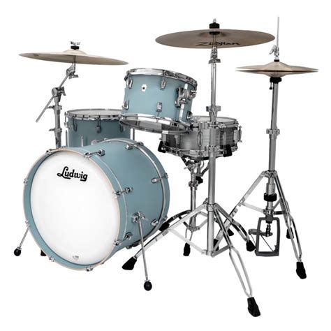 Akustisches Schlagzeug Ludwig Neusonic Kit Pc Skyline Blue