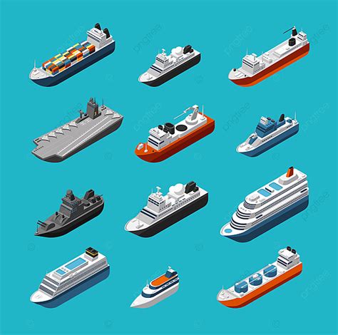 Passenger Ship Vector Hd Png Images Passenger And Cargo Ships Concept Set Design Png Image