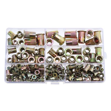 Pcs Rivnut Rivet Nut Kit Round Head M M M M M M M Kit Set