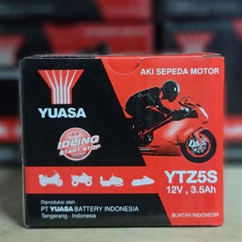 Promo Yuasa Aki Kering Aki Motor Yamaha Jupiter Mx New Ytz5s Diskon 33