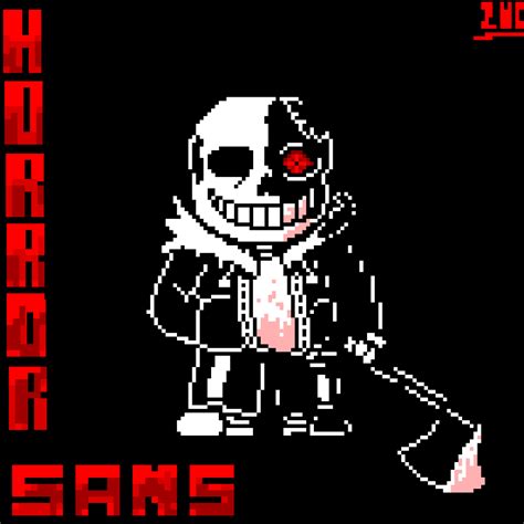 Artstation Look At This Horror Sans Sprite I Made