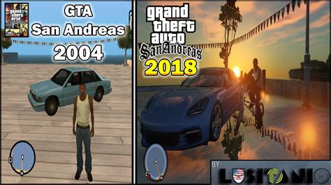 Gta San Andreas Remastered Ultimate Graphics Mod Rip Gta V Youtube