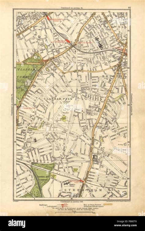 Brixton London Map Hi Res Stock Photography And Images Alamy