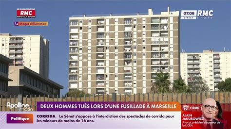 Deux hommes tués lors d une fusillade à Marseille