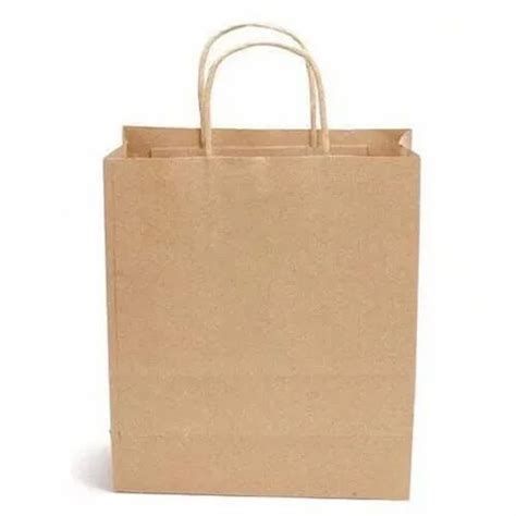 Brown Kraft Paper Bag For Packaging Capacity 2kg At Rs 12piece In