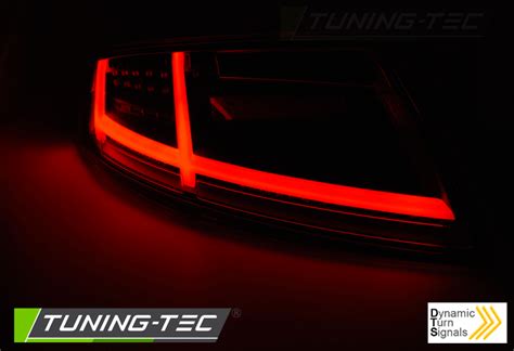 Voll Led Lightbar Design R Ckleuchten F R Audi Tt J Schwarz