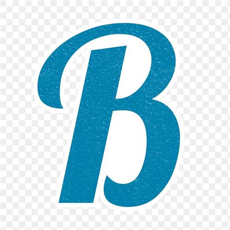 Bold Typography Lettering Style Letter B Free Illustrations Free