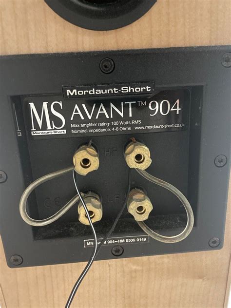 Mordaunt Short Avant 904 Floor Standing Speakers 2 Nos Audio