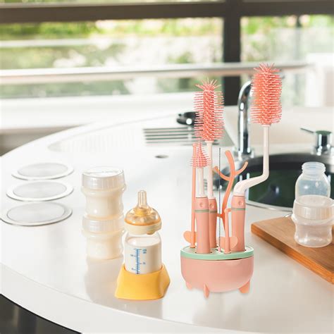 Bathtub Brush Soap Bottle Holder Kitchen Jewelry Cleaning Brush Stainless Steel Pan Necklace For