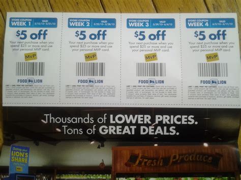 Food Lion Home Mailer Coupons | Loudoun County Limbo