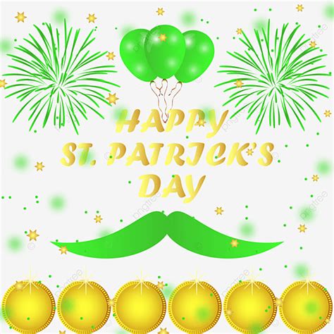 St Patricks Day Vector Art Png St Patricks Day Fireworks Illustration